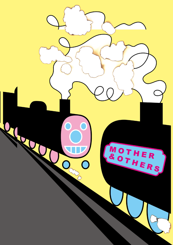 仲条正义， 《饮&呕吐》：Mother and Others，2016，海报，1280x900mm，图片来源于银座图形画