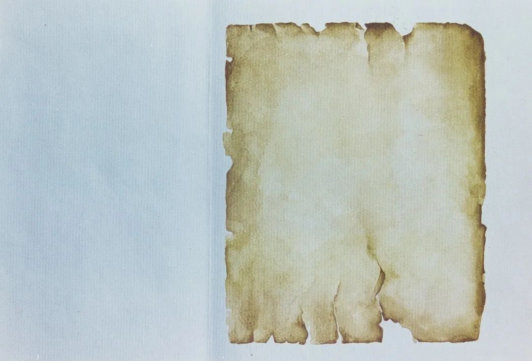 耿建翌，《从第一页到最后一页》，1996，纸上水彩，27×21cm。私人收藏